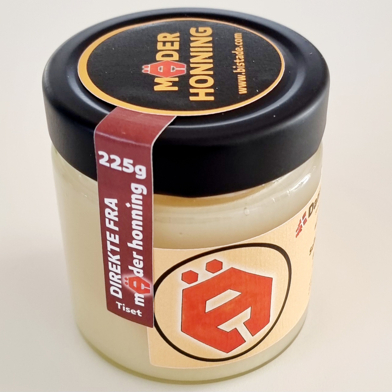 Dansk honning avlet i egen bigård. Mäder Honning 225g Forårshonning fra Tiset