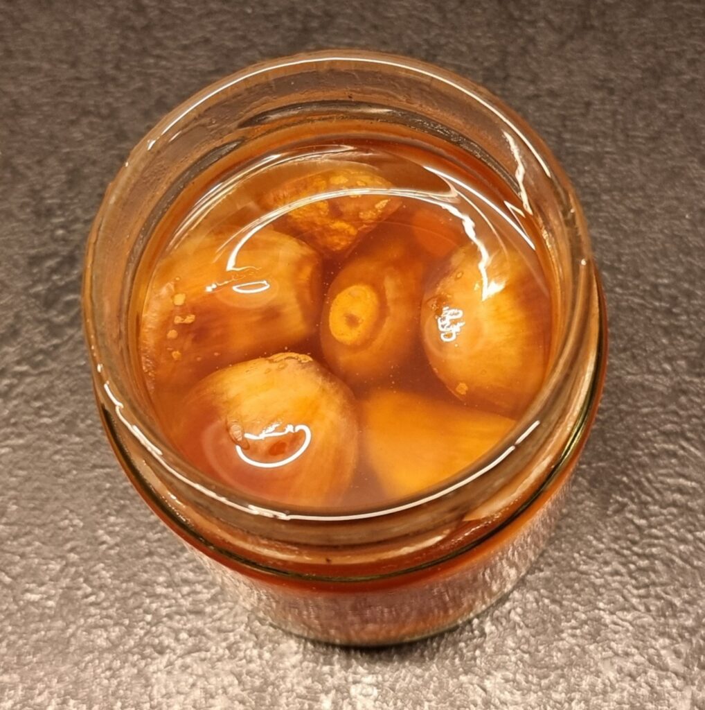 Fermenterede hvidløg og honning
